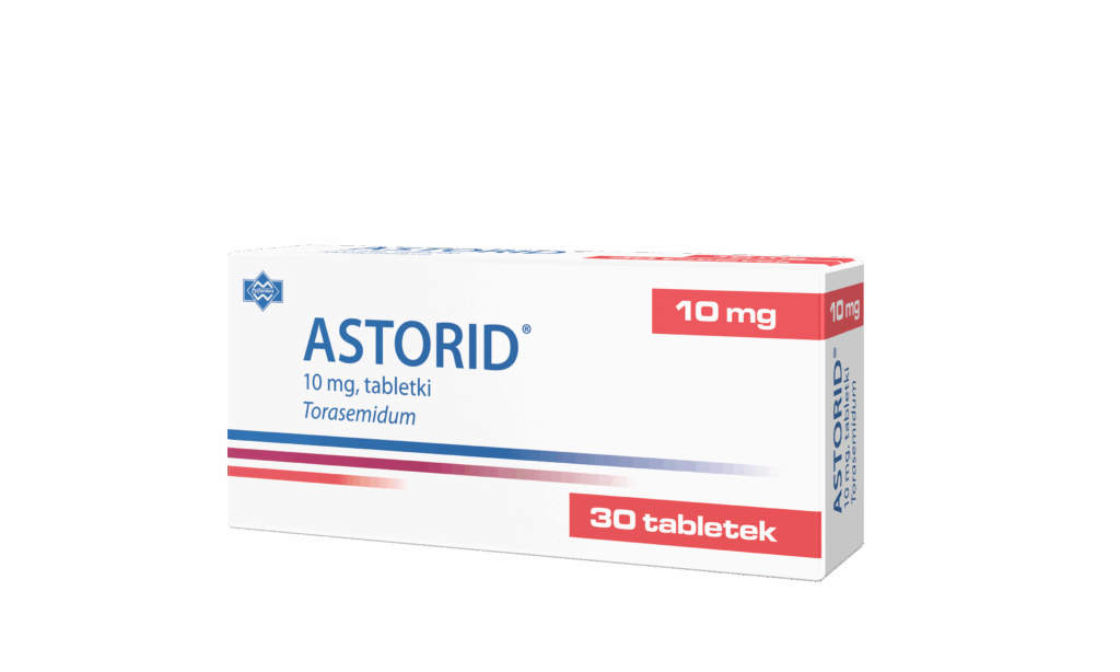 Astorid 10 mg, Zapobieganie obrzękom oraz leczenie obrzęków i (lub) przesięków w przebiegu niewydolności serca.